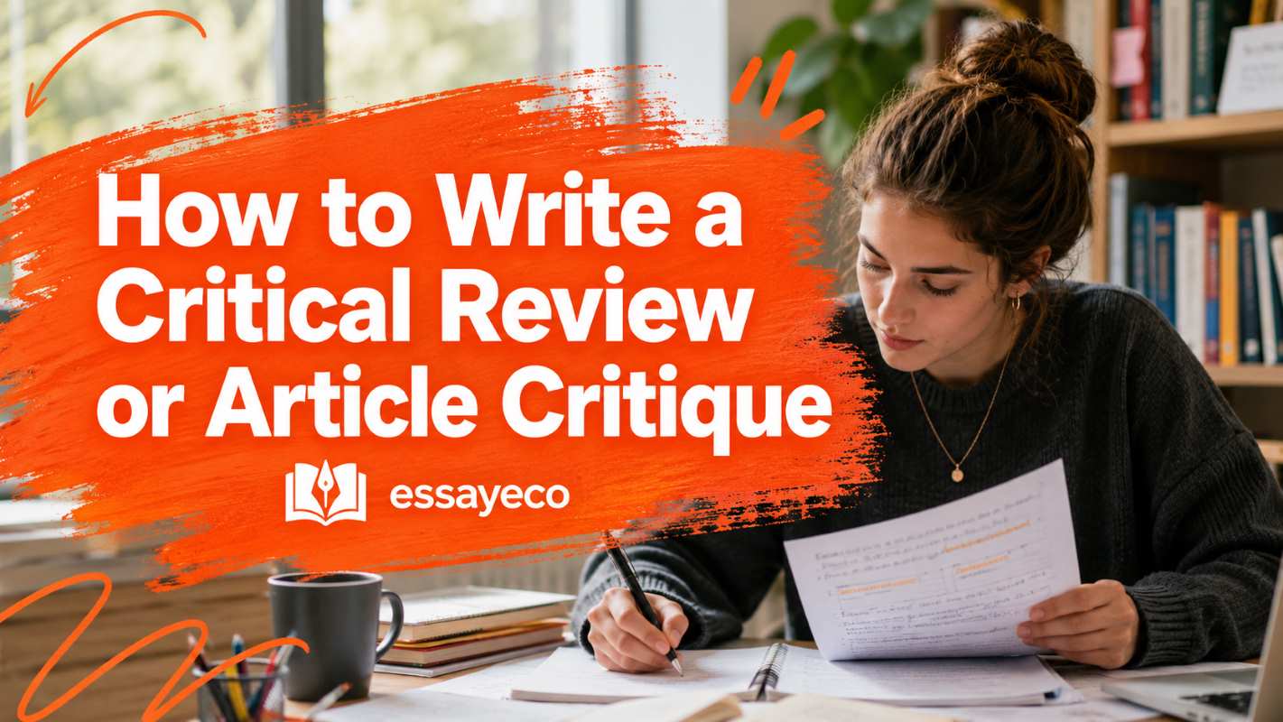How to Write a Critical Review or Article Critique