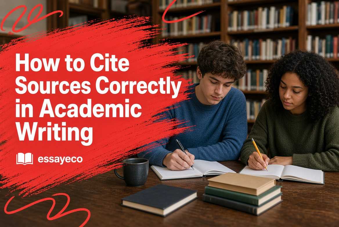 How to Cite Sources Correctly in Academic Writing
