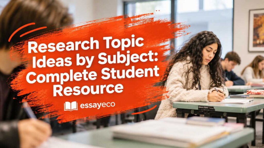 Research Topic Ideas by Subject: Complete Student Resource